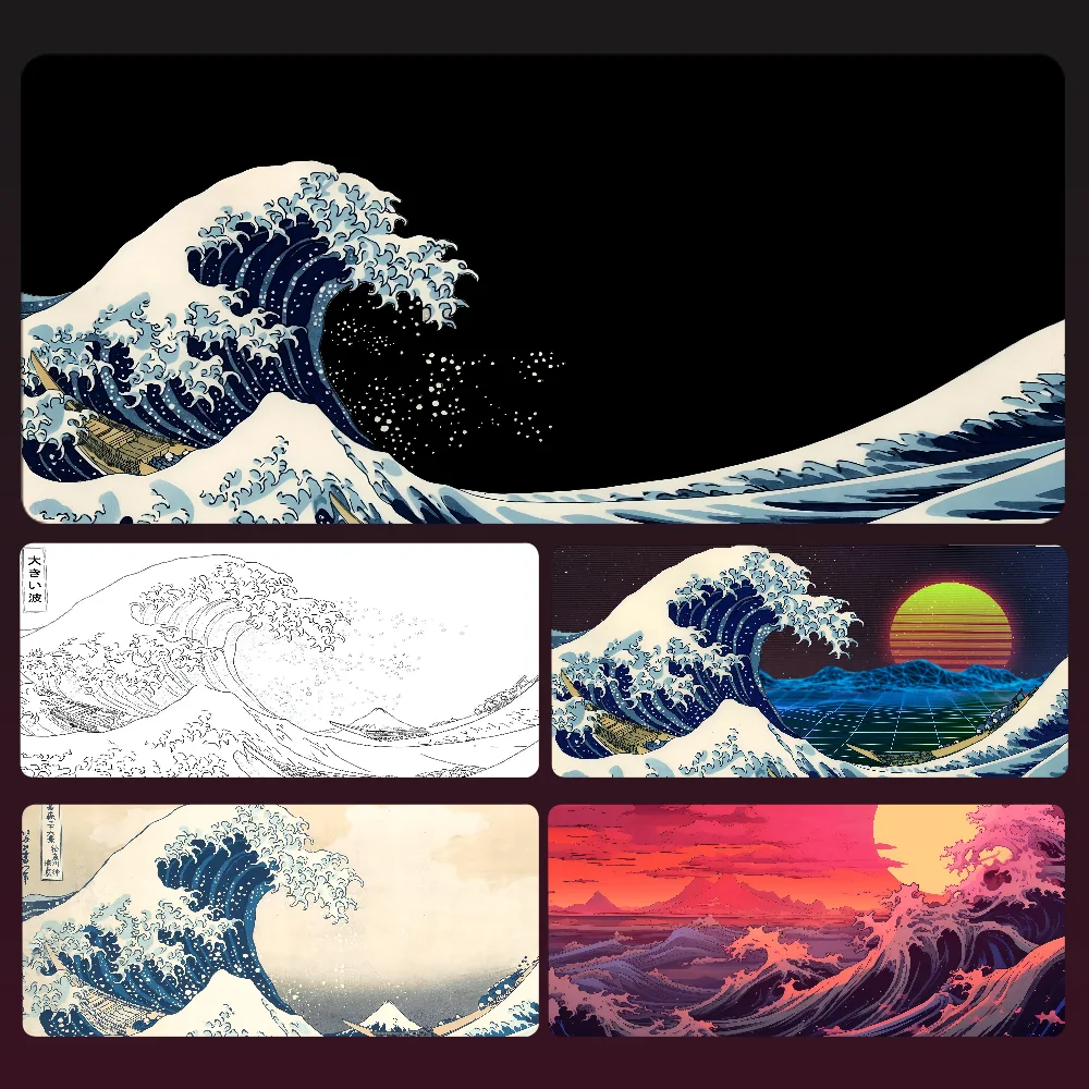 Japanese wave sea Mousepad Mouse Mat Desk Mat With Pad Gaming Accessories Prime Gaming XXL Keyboard Pad
Japanese wave sea Mousepad Mouse Mat Desk Mat With Pad Gaming Accessories Prime Gaming XXL Keyboard Pad
