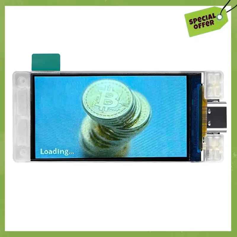 Обновление Nerdminer 285KH/S BTC Solo Lottery Miner Bitcoin Crypto Miner Wi-Fi Connection Low Power Nerd Miner
Обновление Nerdminer 285KH/S BTC Solo Lottery Miner Bitcoin Crypto Miner Wi-Fi Connection Low Power Nerd Miner