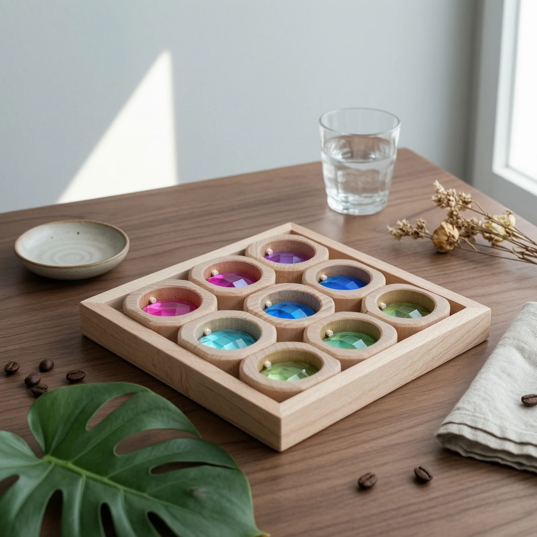 Wooden Light-Play Toy Unpainted Finish Crystal-Like-Like Block Toy Acrylic Block Tray Educational Wooden Stacking Blocks
Wooden Light-Play Toy Unpainted Finish Crystal-Like-Like Block Toy Acrylic Block Tray Educational Wooden Stacking Blocks