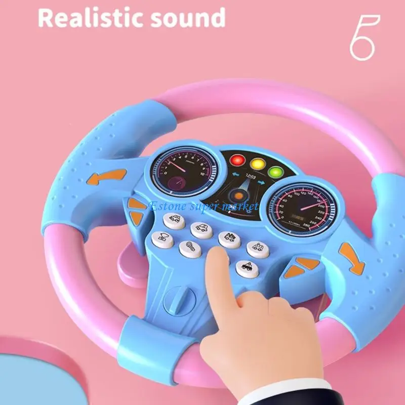 090B Child's Interactive Steering Wheel with Sound Effects for Imaginative Play in Any Car Model
090B Child's Interactive Steering Wheel with Sound Effects for Imaginative Play in Any Car Model