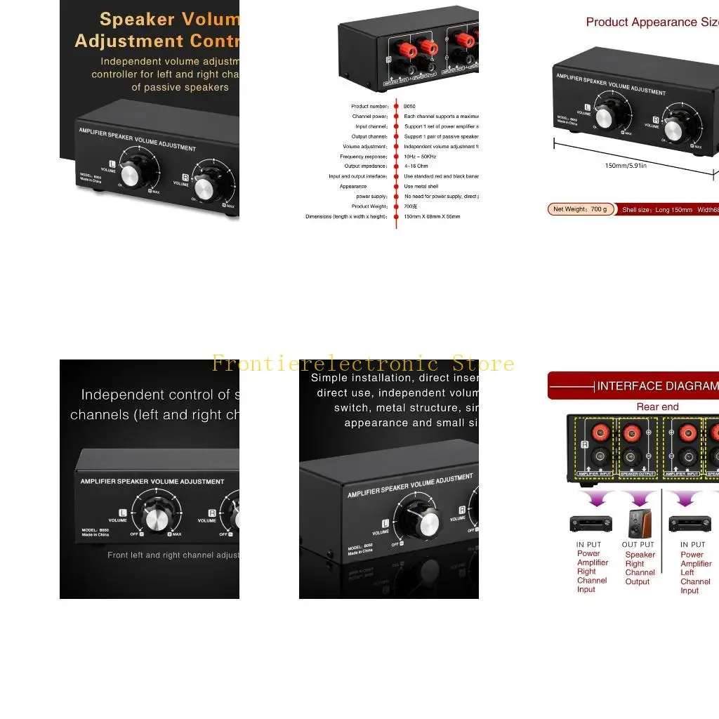 G8DB Independent Sound Adjustment Passive Speaker Sound Adjustment Controllers