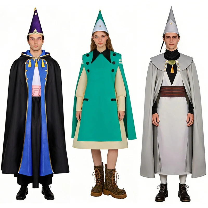 Witch Hat Atelier Coco Olruggio Qifrey Cosplay Costume Dress with Hat Anime Tongari Boushi no Atelier Halloween Party Outfits
Witch Hat Atelier Coco Olruggio Qifrey Cosplay Costume Dress with Hat Anime Tongari Boushi no Atelier Halloween Party Outfits