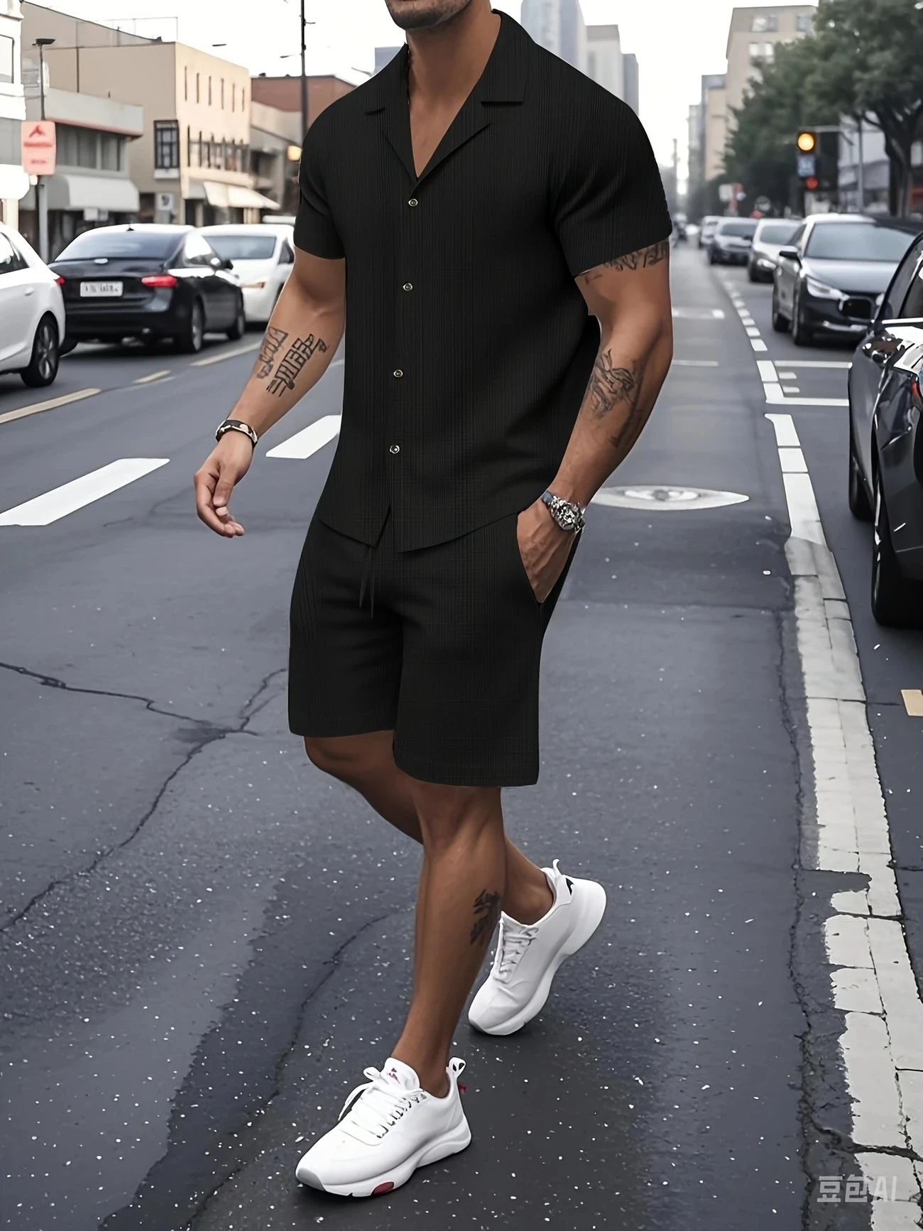 Summer Minimalist Men's Casual Polo Shirt Loose Thin Short Sleeve Comfortable Fashion Sports Set
Summer Minimalist Men's Casual Polo Shirt Loose Thin Short Sleeve Comfortable Fashion Sports Set