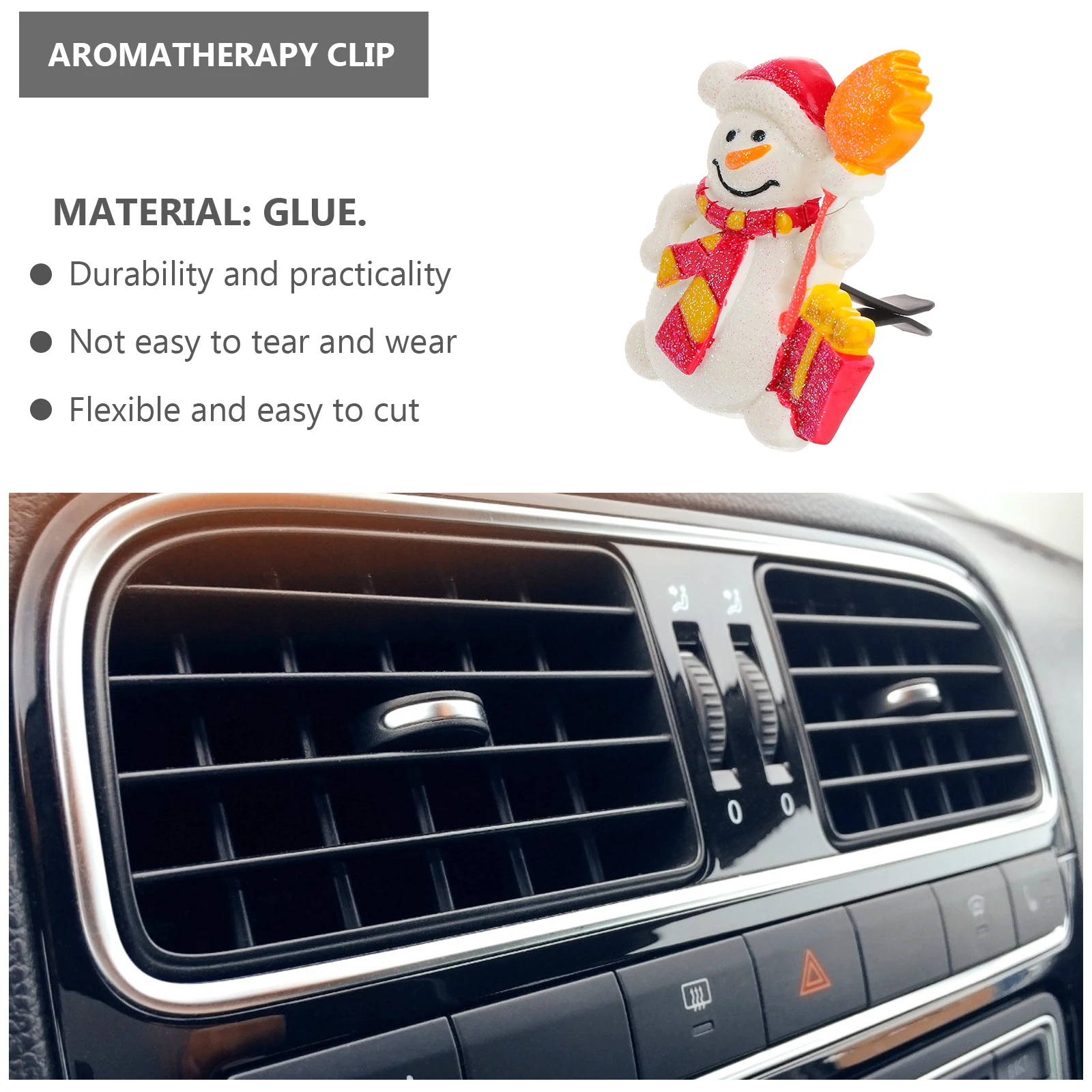 Christmas Car Air Freshener Perfume Clip Universal Fit For Vehicles Office Room Snowman Design Aromatic Essential Oil Accessory
Christmas Car Air Freshener Perfume Clip Universal Fit For Vehicles Office Room Snowman Design Aromatic Essential Oil Accessory
