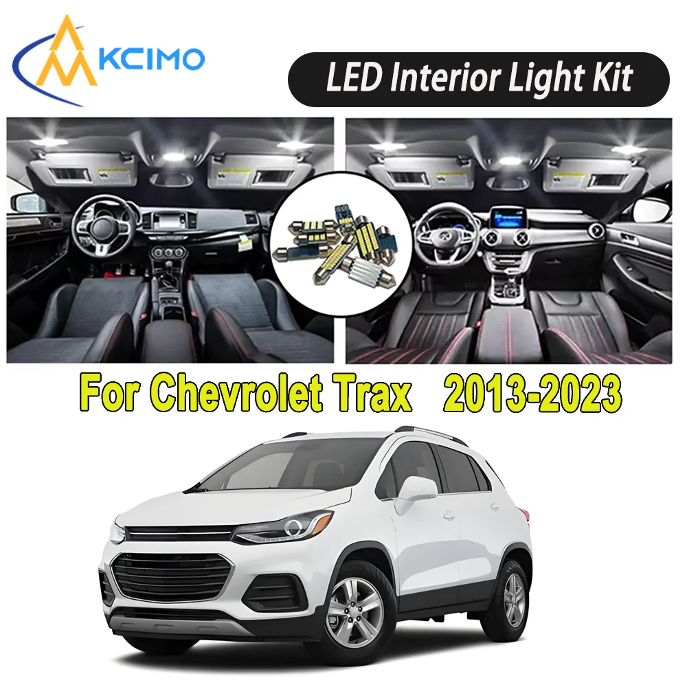 New Light Bulb For Chevrolet Trax (2013-2023) Premium Bright LED Interior Dome Map Trunk Light Kit Car Led Lamps Canbus Car LED
New Light Bulb For Chevrolet Trax (2013-2023) Premium Bright LED Interior Dome Map Trunk Light Kit Car Led Lamps Canbus Car LED