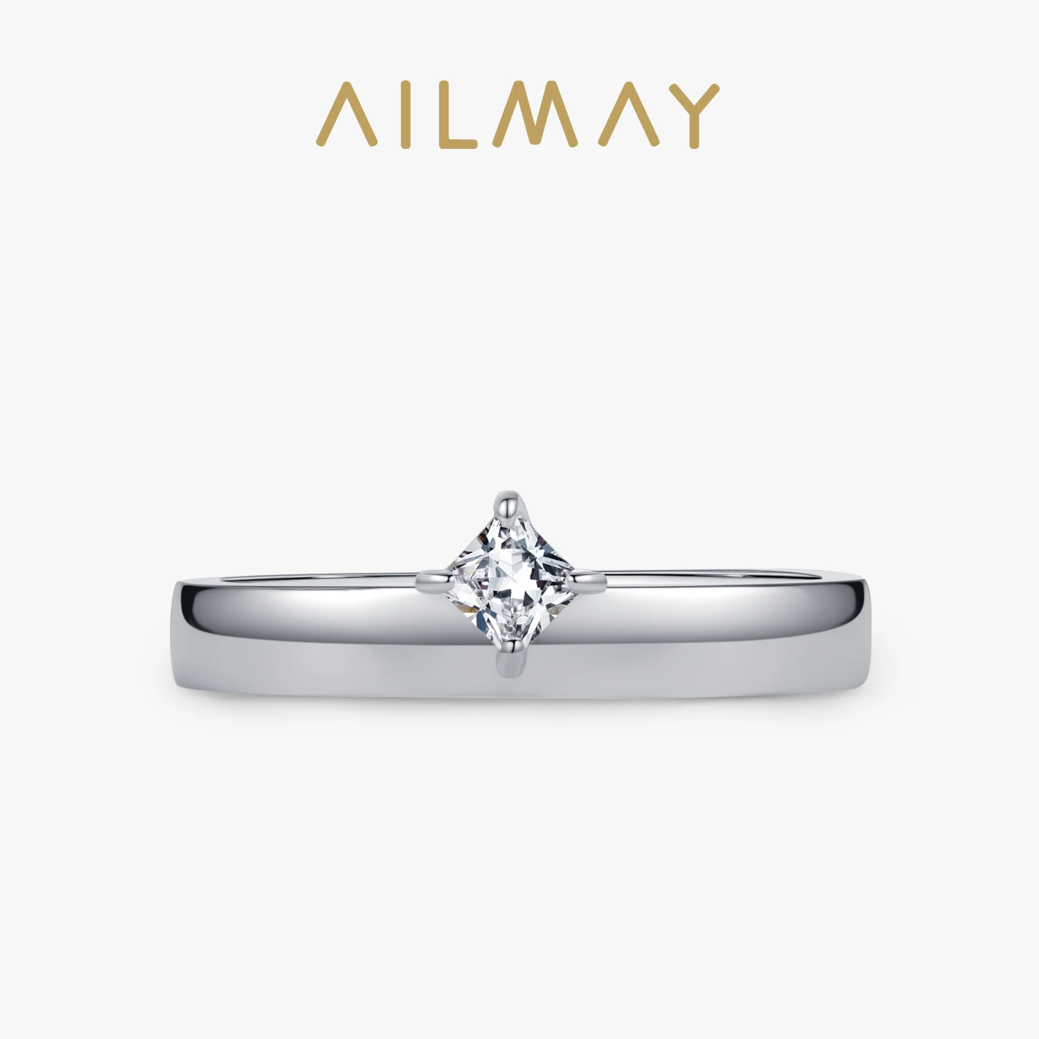 Ailmay 925 Sterling Silver Sparkling Square Zircon Ring For Women, Jewelry Wedding Engagement Bridal Jewelry
Ailmay 925 Sterling Silver Sparkling Square Zircon Ring For Women, Jewelry Wedding Engagement Bridal Jewelry