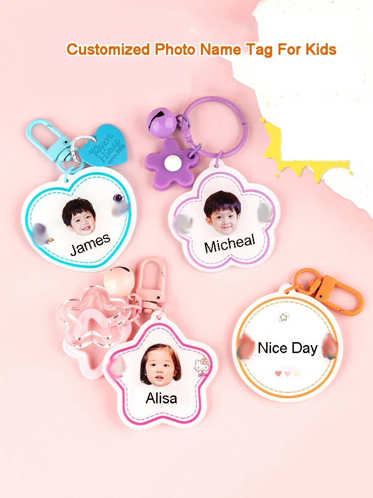 Customized Acrylic Name Photo Tag For Children's Hanging On Schoolbag Personal Name Tag Cartoon Pendant For Kids Gift Stationery
Customized Acrylic Name Photo Tag For Children's Hanging On Schoolbag Personal Name Tag Cartoon Pendant For Kids Gift Stationery