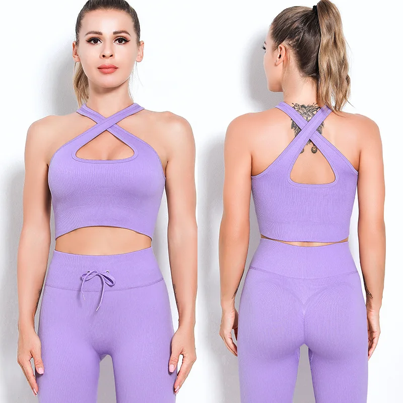 Yoga Set Gym Clothing Seamless Leggings Women Sports Bra Two Piece Sport Set Women Fitness Workout Clothes For Women Sportswear
Yoga Set Gym Clothing Seamless Leggings Women Sports Bra Two Piece Sport Set Women Fitness Workout Clothes For Women Sportswear