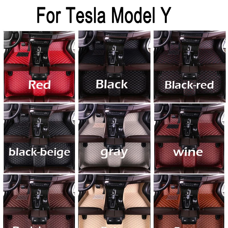 Custom Car Floor Mat for Tesla Model Y 2021 2022 100% Fit for Your Car
Custom Car Floor Mat for Tesla Model Y 2021 2022 100% Fit for Your Car