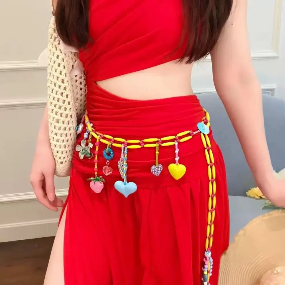 Hollow Out Dopamine Colored Beaded Waist Chain Y2K Fruit Metal Waist Chain Tassel Kawaii Bohemian Body Chain
Hollow Out Dopamine Colored Beaded Waist Chain Y2K Fruit Metal Waist Chain Tassel Kawaii Bohemian Body Chain