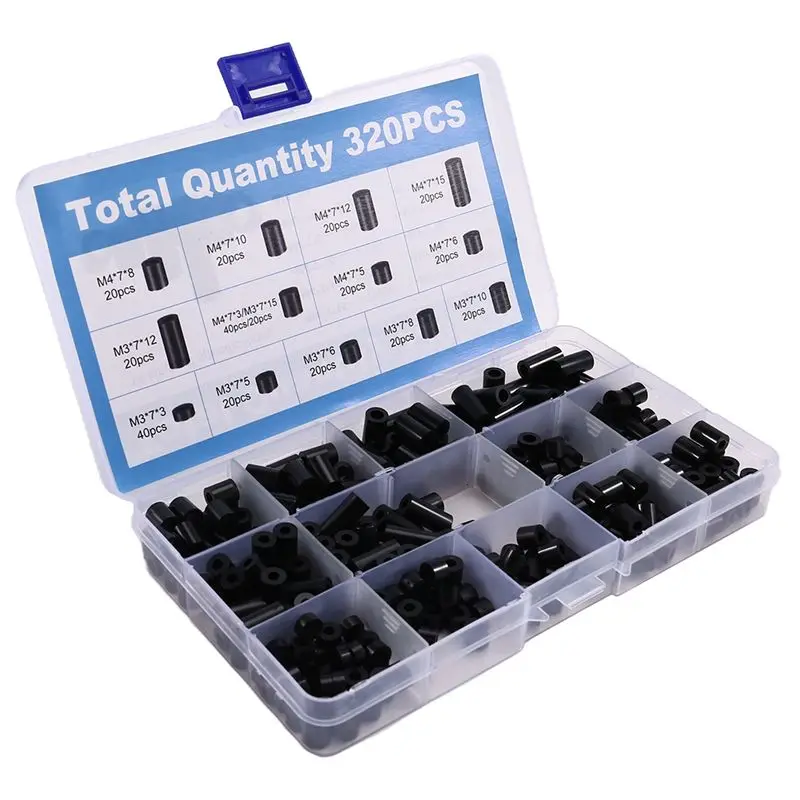 Comprehensive Set Of 320 Straight-Through Plastic Isolation Sleeves For Electrical Projects-AT64
Comprehensive Set Of 320 Straight-Through Plastic Isolation Sleeves For Electrical Projects-AT64