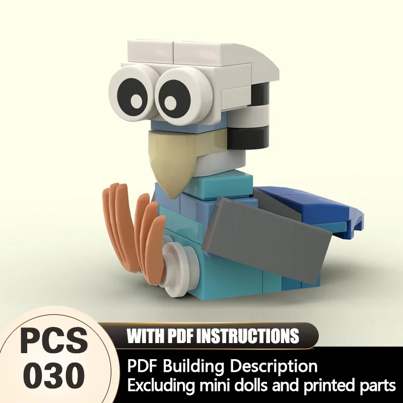 Creators Animal Series Model MOC Building Funny Green Budgie Modular Technology Gifts Holiday Assemble Children Toys Suit
Creators Animal Series Model MOC Building Funny Green Budgie Modular Technology Gifts Holiday Assemble Children Toys Suit