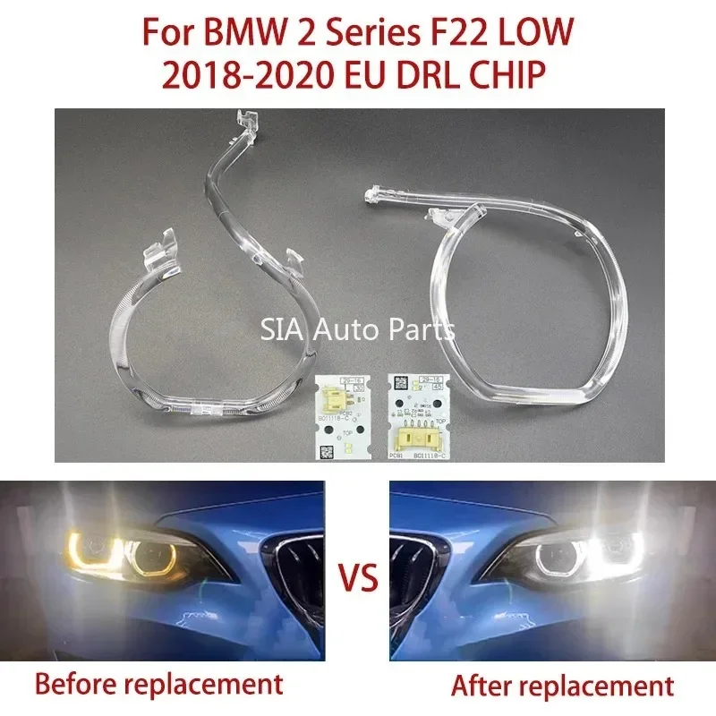 For BMW 2 Series F22 2018-2020 LOW European DRL Chip Ballast Module White Angel Eye Daytime Running Light Conduit Strip Chip Car
For BMW 2 Series F22 2018-2020 LOW European DRL Chip Ballast Module White Angel Eye Daytime Running Light Conduit Strip Chip Car