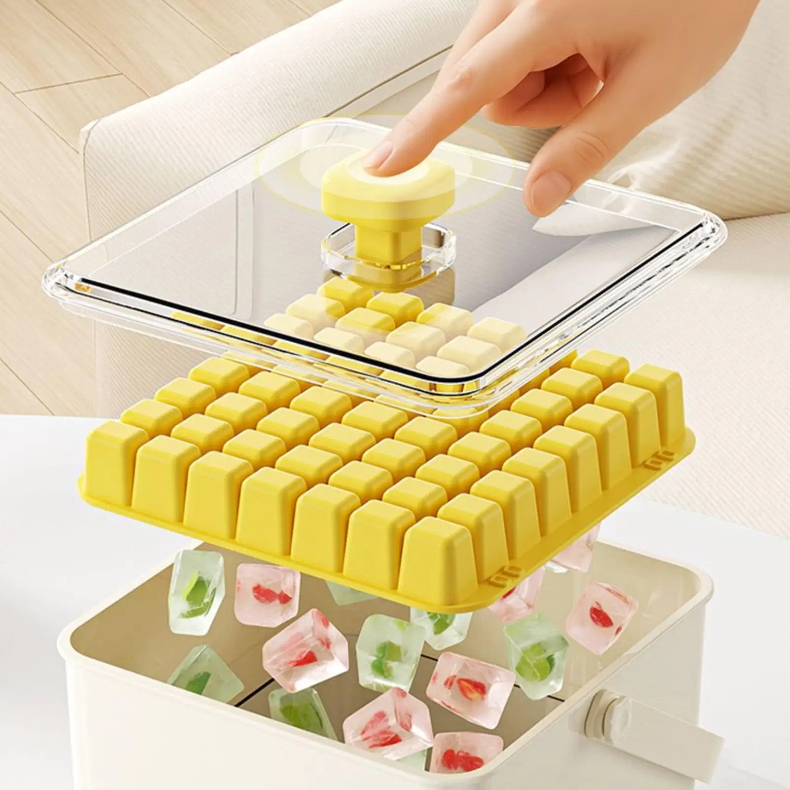 Double-layer Press Type Design Ice Molds Box Ice Tray Mold For Pool Kitchen Picnic Camping Beverages Whiskey Cocktails Sodas
Double-layer Press Type Design Ice Molds Box Ice Tray Mold For Pool Kitchen Picnic Camping Beverages Whiskey Cocktails Sodas