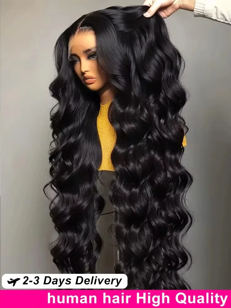 HD Transparent 13x4 13x6 Body Wave Lace Front Wig Pre Plucked 250% Density 30 40 Inch Lace Frontal Wig Human Hair For Women
HD Transparent 13x4 13x6 Body Wave Lace Front Wig Pre Plucked 250% Density 30 40 Inch Lace Frontal Wig Human Hair For Women