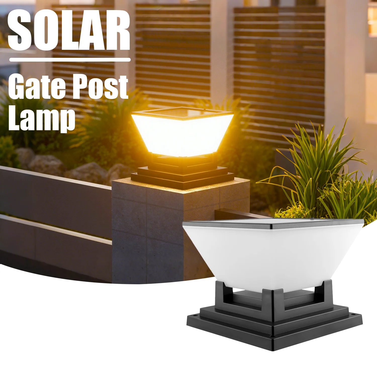 Solar LED Outdoor Garden Entrance Post Light for Villa Wall Courtyard, Modern Rainproof Lamp
Solar LED Outdoor Garden Entrance Post Light for Villa Wall Courtyard, Modern Rainproof Lamp