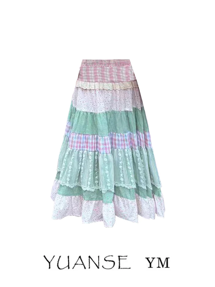 een Wildern Fsy Floral Lace Patchwork Long Skirt A-Line Midi Skirt Summer Collection Sweet Sle Field Country Cake ...
een Wildern Fsy Floral Lace Patchwork Long Skirt A-Line Midi Skirt Summer Collection Sweet Sle Field Country Cake ...