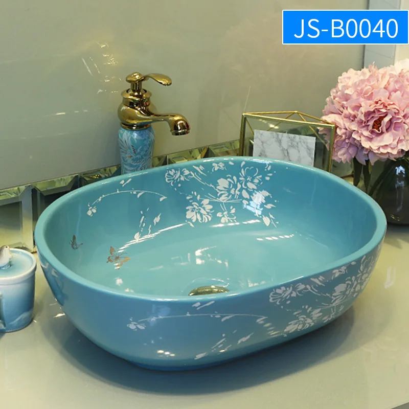Jingdezhen Oval Table Basin European Style Wash Basin Rectangular Ceramic Art Basin Simple Basin Washbasin
Jingdezhen Oval Table Basin European Style Wash Basin Rectangular Ceramic Art Basin Simple Basin Washbasin