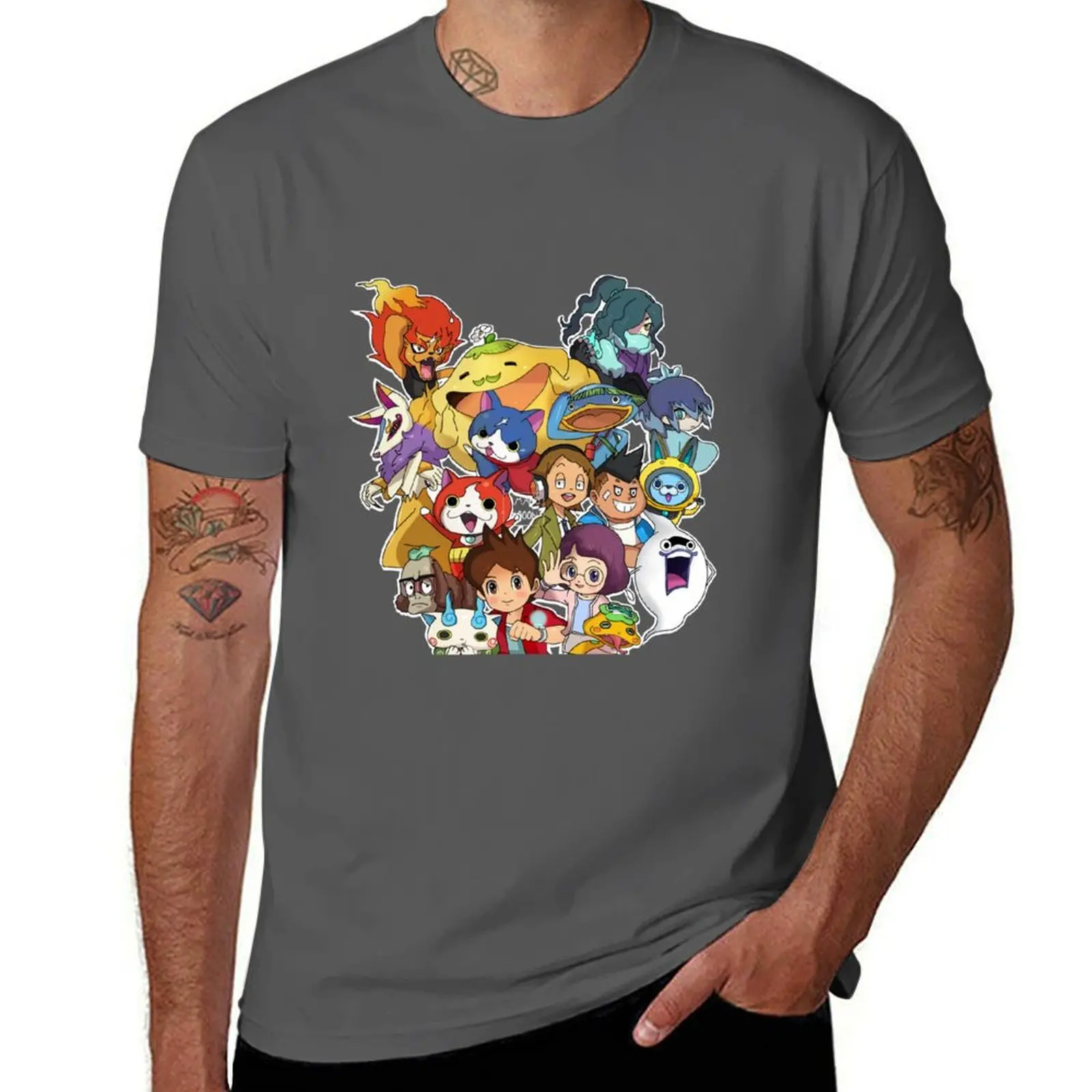 Yo-Kai Watch Stickers Yokai Watch T-Shirt t shirts designer cotton t shirts man 100% t shirts for man graphic funny T-Shirt
Yo-Kai Watch Stickers Yokai Watch T-Shirt t shirts designer cotton t shirts man 100% t shirts for man graphic funny T-Shirt