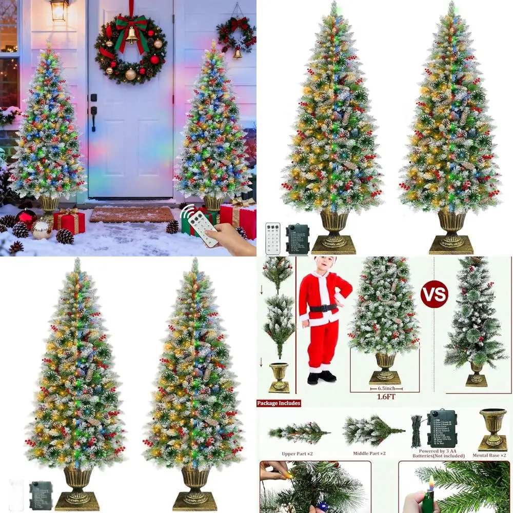 Искусственная рождественская елка высотой 4 фута с батарейным питанием, 3 режимами освещения, 80 светодиодов, пультом дистанционного управления, шишками и ягодами для
Искусственная рождественская елка высотой 4 фута с батарейным питанием, 3 режимами освещения, 80 светодиодов, пультом дистанционного управления, шишками и ягодами для