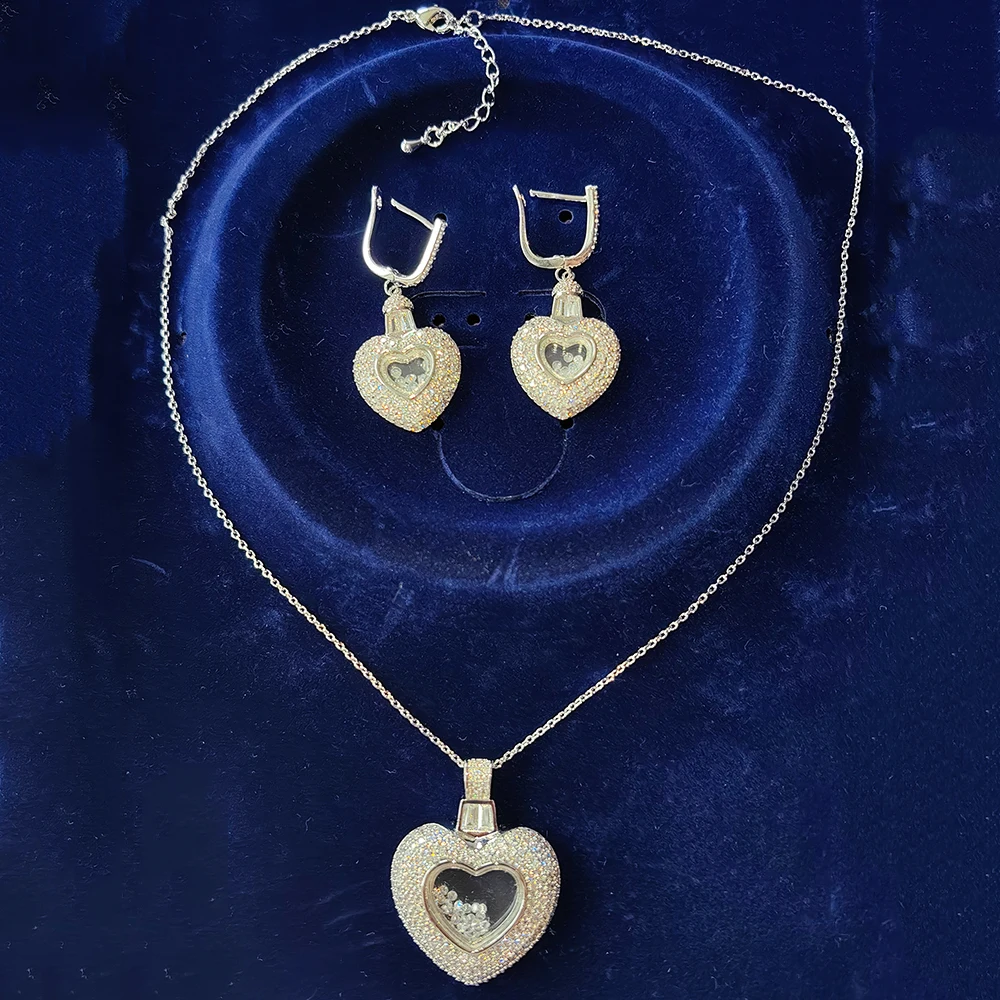 heart jewelry sets necklace and earrings dinner party cute jewelry gift silver gold color zircon sparkly jewelry
heart jewelry sets necklace and earrings dinner party cute jewelry gift silver gold color zircon sparkly jewelry