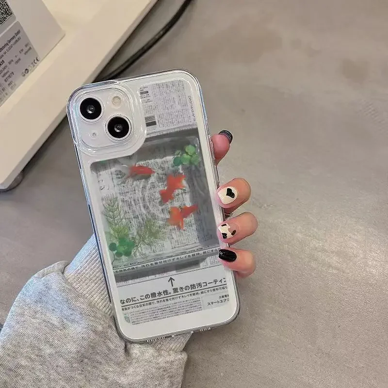 Funny Newspaper Goldfish Phone Case For iPhone 16 15 14 13 12 11 Pro Max Mini X XS XR SE4 7 Plus Y2K Cute Soft Transparent Cover
Funny Newspaper Goldfish Phone Case For iPhone 16 15 14 13 12 11 Pro Max Mini X XS XR SE4 7 Plus Y2K Cute Soft Transparent Cover