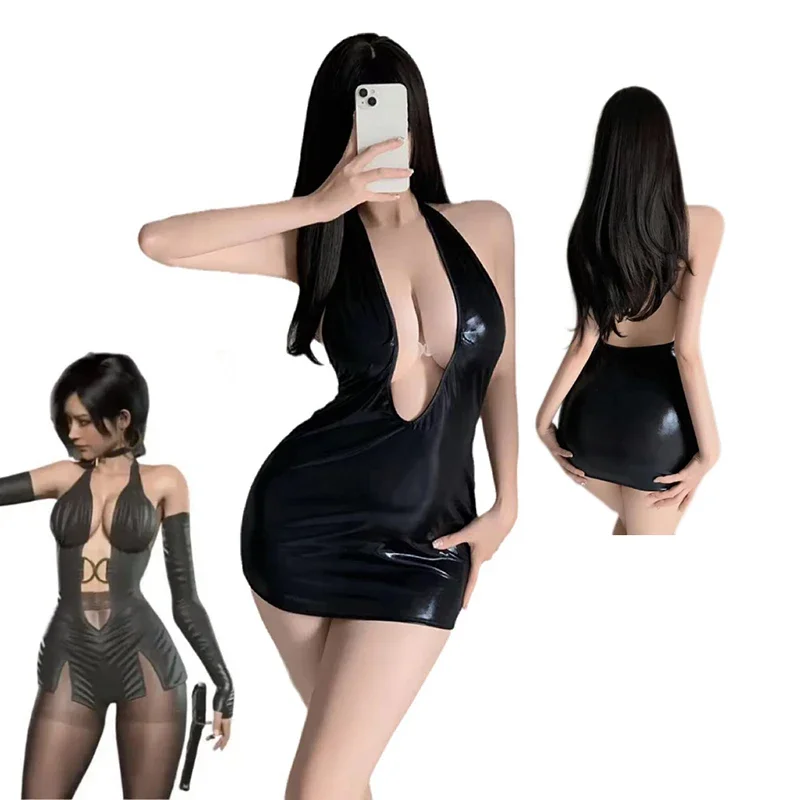 Ada Wong Cosplay Black Deep V Neck Allure Wrap Hip Dreses Dress Game Resident Re Costume Disguise for Disguise Women Adult Suit
Ada Wong Cosplay Black Deep V Neck Allure Wrap Hip Dreses Dress Game Resident Re Costume Disguise for Disguise Women Adult Suit