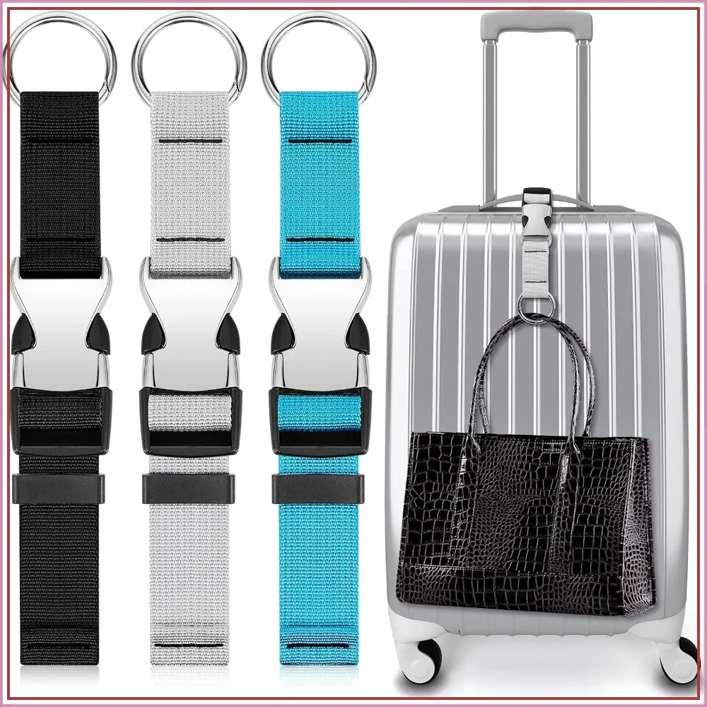 3 Pcs Heavy Duty Luggage Straps Gripper for Travel Belt with Buckle Adjustable Baggage
3 Pcs Heavy Duty Luggage Straps Gripper for Travel Belt with Buckle Adjustable Baggage