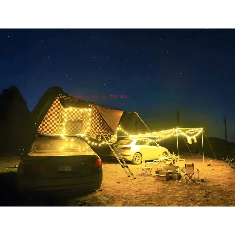 Hongsheng Products 2025 China Hot Selling S-Type Automatic Hard-Shell Car Top Tent, Camping Tent
Hongsheng Products 2025 China Hot Selling S-Type Automatic Hard-Shell Car Top Tent, Camping Tent