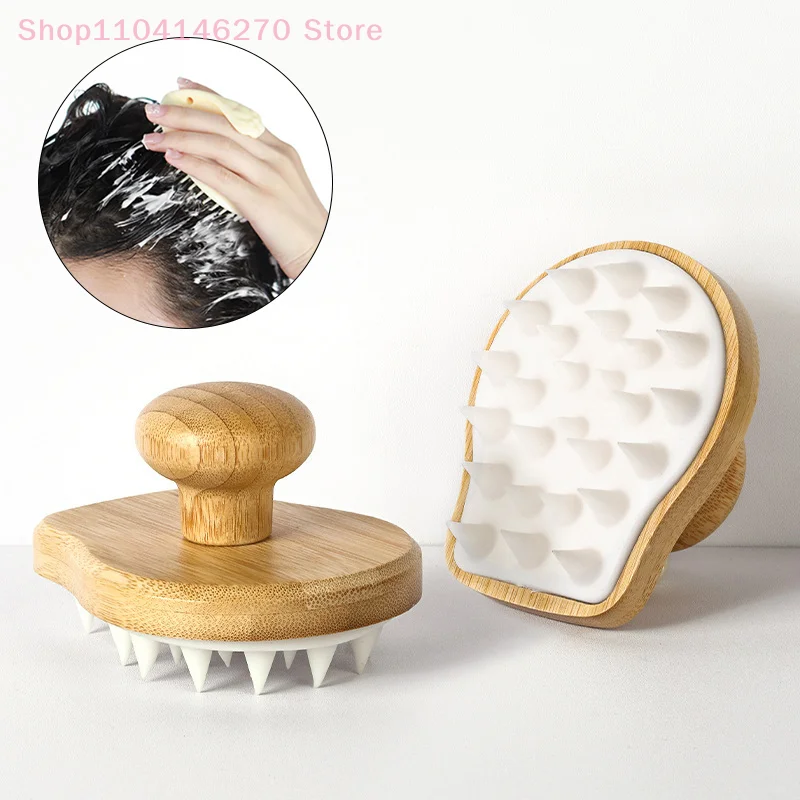 Silicone Shampoo Brush Scalp Hair Massager Wood Head Body Blood Dredging Hair Washing Comb Bath Spa Massage Brush
Silicone Shampoo Brush Scalp Hair Massager Wood Head Body Blood Dredging Hair Washing Comb Bath Spa Massage Brush