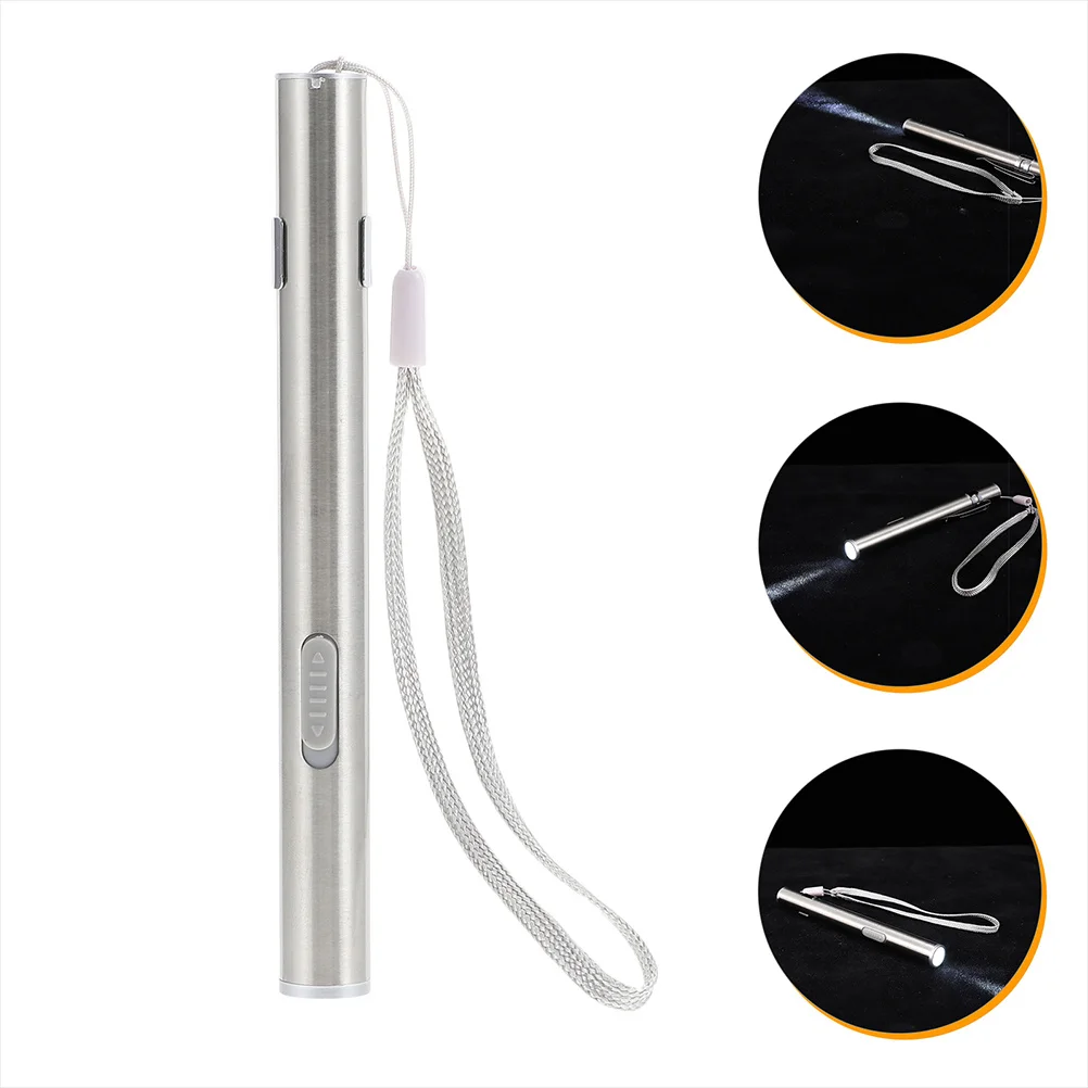 2 Sets Medical Flashlight Pen Torch LED Pupil Lamp Lights Doctor Examination for Stainless Steel
2 Sets Medical Flashlight Pen Torch LED Pupil Lamp Lights Doctor Examination for Stainless Steel