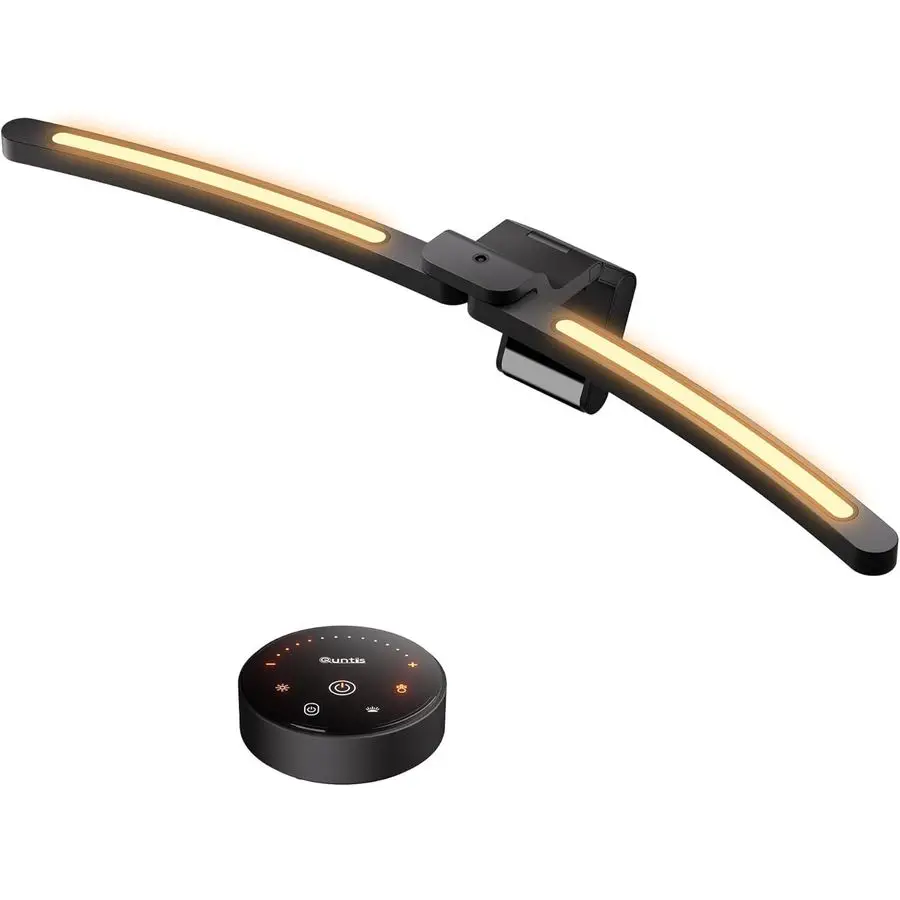 1000R Curved Monitor Light Bar, Dual Adjustable Led Desk Lamp with Remote Independently Rotate 2 LED ArcShaped Light Bars Specia
1000R Curved Monitor Light Bar, Dual Adjustable Led Desk Lamp with Remote Independently Rotate 2 LED ArcShaped Light Bars Specia