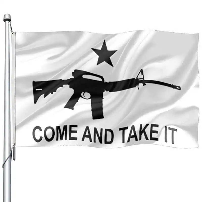 American Gonzales Flag Come And Take It 3x5 Feet Polyester Gun Cannon Design Home Party Garden Bike Historical Flags Banners
American Gonzales Flag Come And Take It 3x5 Feet Polyester Gun Cannon Design Home Party Garden Bike Historical Flags Banners