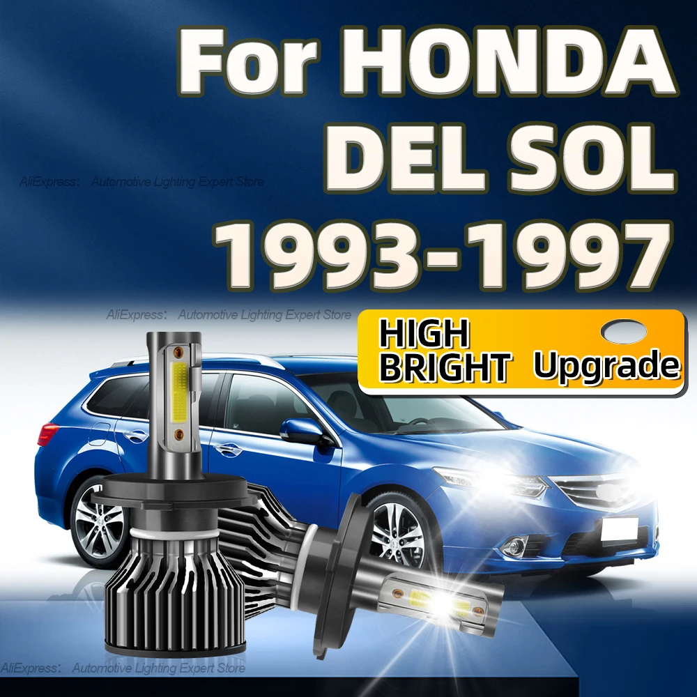 6000K Car Headlight H4 LED Bulb with Cooling Fan 25000LM Auto Lamps 360degree For HONDA DEL SOL 1993 1994 1995 1996 1997
6000K Car Headlight H4 LED Bulb with Cooling Fan 25000LM Auto Lamps 360degree For HONDA DEL SOL 1993 1994 1995 1996 1997