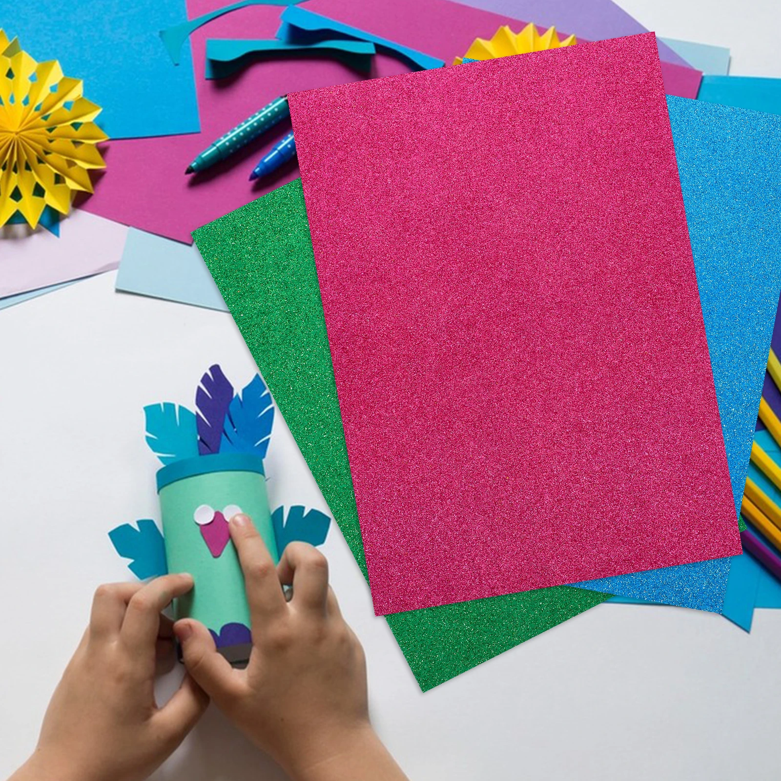 Colored Card A4 2mm Sponge DIY Painting Diy Tools Crafts Safe Material Not Tear Paper Craft Supplies
Colored Card A4 2mm Sponge DIY Painting Diy Tools Crafts Safe Material Not Tear Paper Craft Supplies