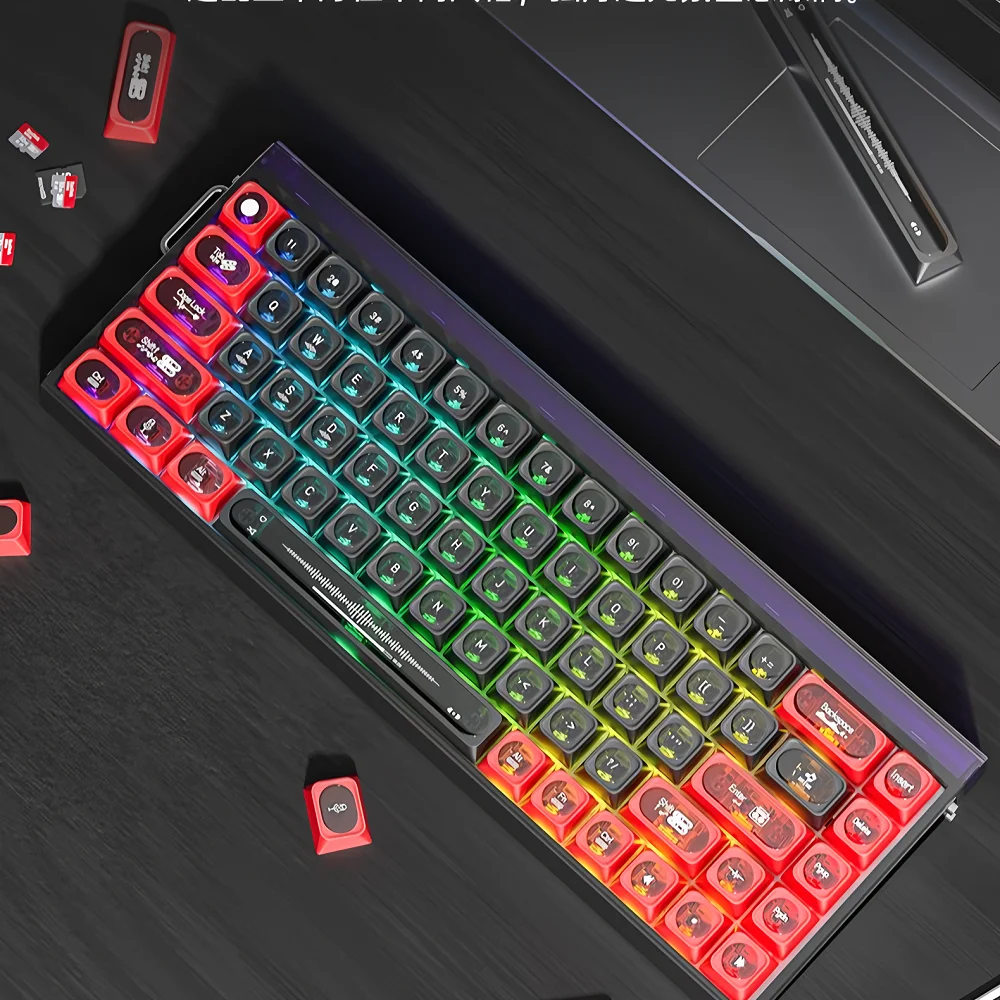 Cat's Eye Keycaps Translucent PBT+PC Cherry Personalized Keycaps 68 Keys Only for Win60/68 Layout Mechanical Keyboards
Cat's Eye Keycaps Translucent PBT+PC Cherry Personalized Keycaps 68 Keys Only for Win60/68 Layout Mechanical Keyboards