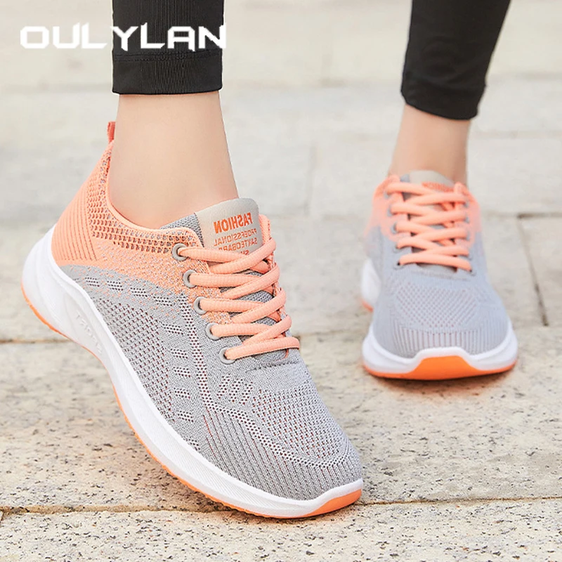 Oulylan Outdoor Causal Soft Sole Sport Shoes Female Fashion Lace Up Running Footwear Antislip Breathable Mesh Sneakers For Women
Oulylan Outdoor Causal Soft Sole Sport Shoes Female Fashion Lace Up Running Footwear Antislip Breathable Mesh Sneakers For Women