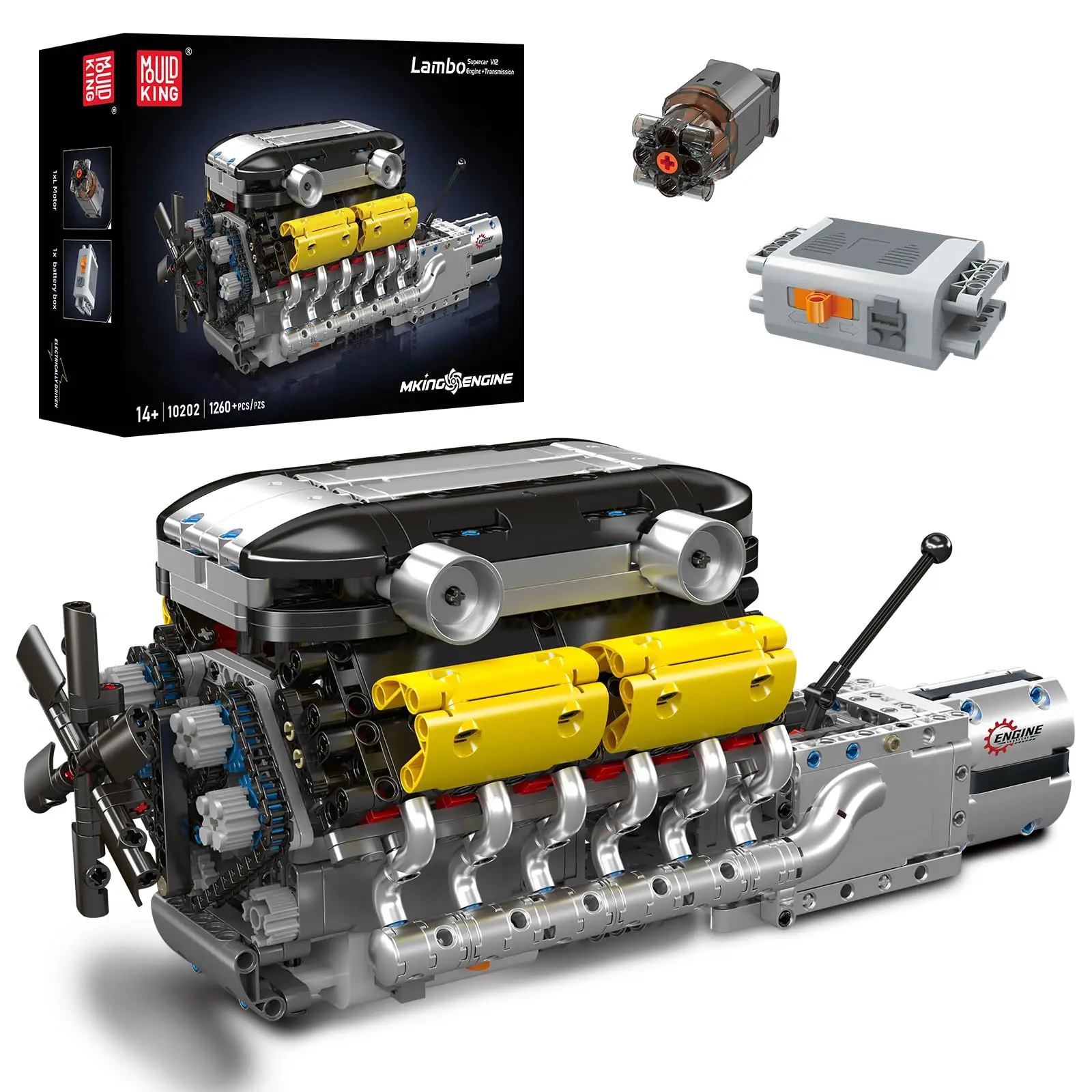V12 Engine Model kit That Runs-Build Your Own STEM V8 Model Engine for Adults, 12-Cylinder Car Engine, Shiftable Gear Operation
V12 Engine Model kit That Runs-Build Your Own STEM V8 Model Engine for Adults, 12-Cylinder Car Engine, Shiftable Gear Operation