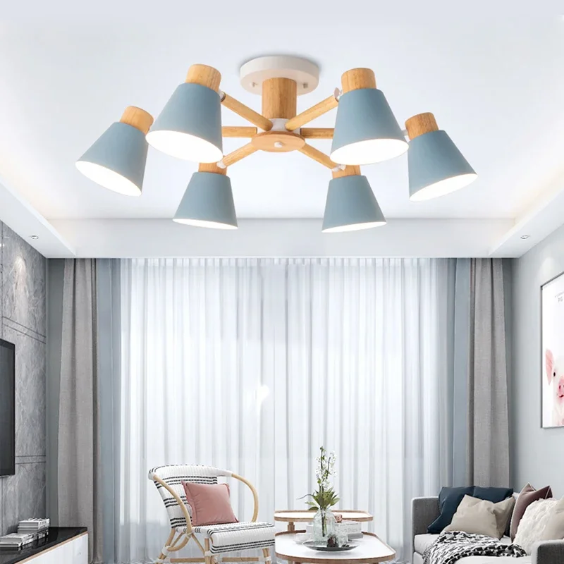 Nordic Solid Wood Chandelier For Living Room Bedroom Chandelier Lamp Hotel Restaurant E27 Bulb White Green Ceiling Lamp
Nordic Solid Wood Chandelier For Living Room Bedroom Chandelier Lamp Hotel Restaurant E27 Bulb White Green Ceiling Lamp