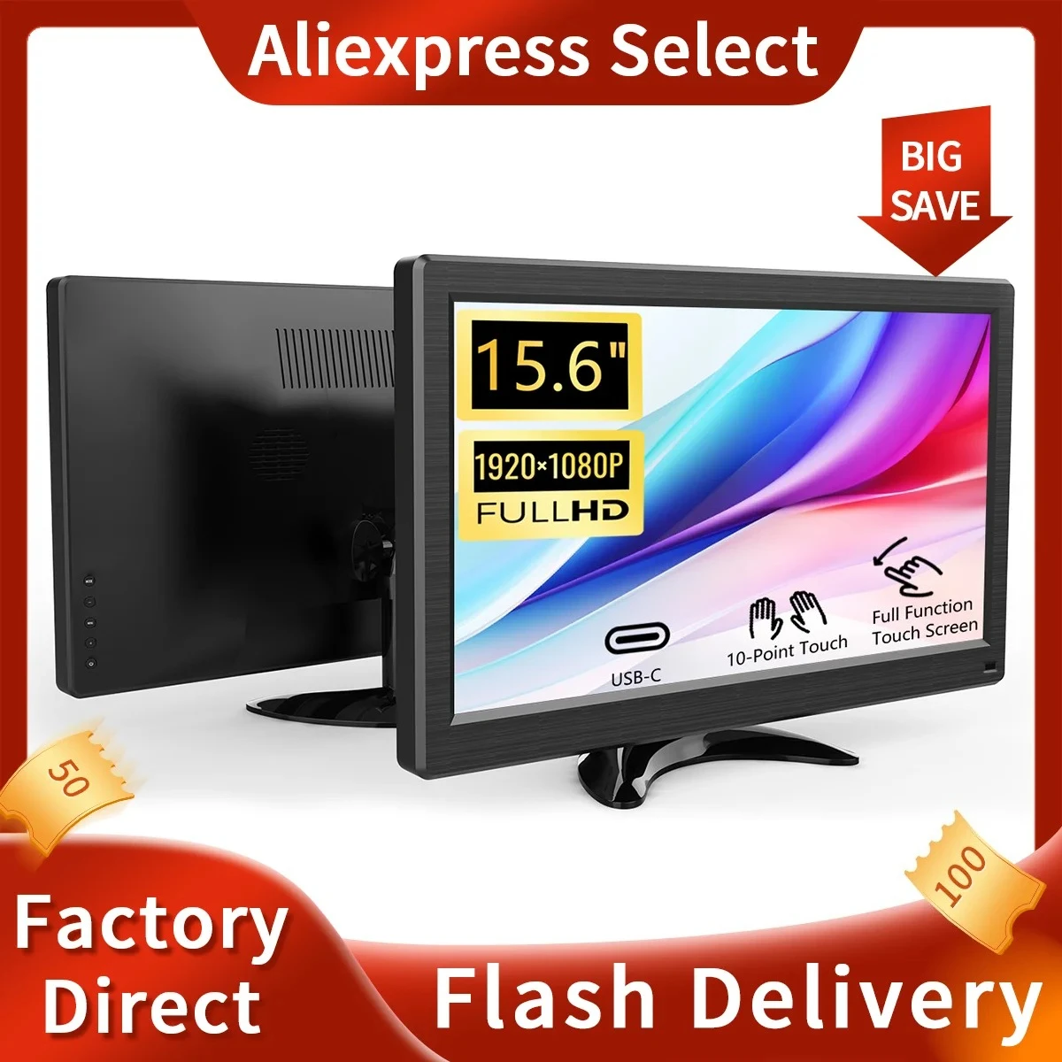 1920*1200 15,6-дюймовый портативный монитор для ноутбука XBox PS4/TV Box, удлинитель для сотового телефона, ПК, мобильный ноутбук с подставкой-держателем
1920*1200 15,6-дюймовый портативный монитор для ноутбука XBox PS4/TV Box, удлинитель для сотового телефона, ПК, мобильный ноутбук с подставкой-держателем