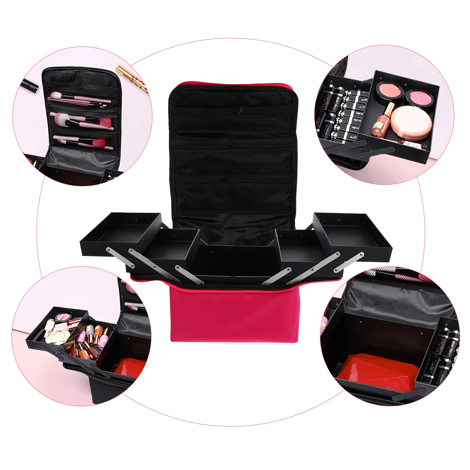 1pc Waterproof Bag Oxford Fabric Shockproof Makeup Storage Pouch Portable Toiletry Organizer For Travel Cosmetics Bag
1pc Waterproof Bag Oxford Fabric Shockproof Makeup Storage Pouch Portable Toiletry Organizer For Travel Cosmetics Bag