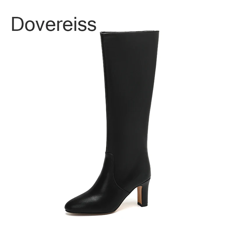 Dovereiss Winter white shoes for woman Knee Hight Boots Clear Heels Plus Size Elegant bottes Sexy femmes Heels Slip On Women 46
Dovereiss Winter white shoes for woman Knee Hight Boots Clear Heels Plus Size Elegant bottes Sexy femmes Heels Slip On Women 46