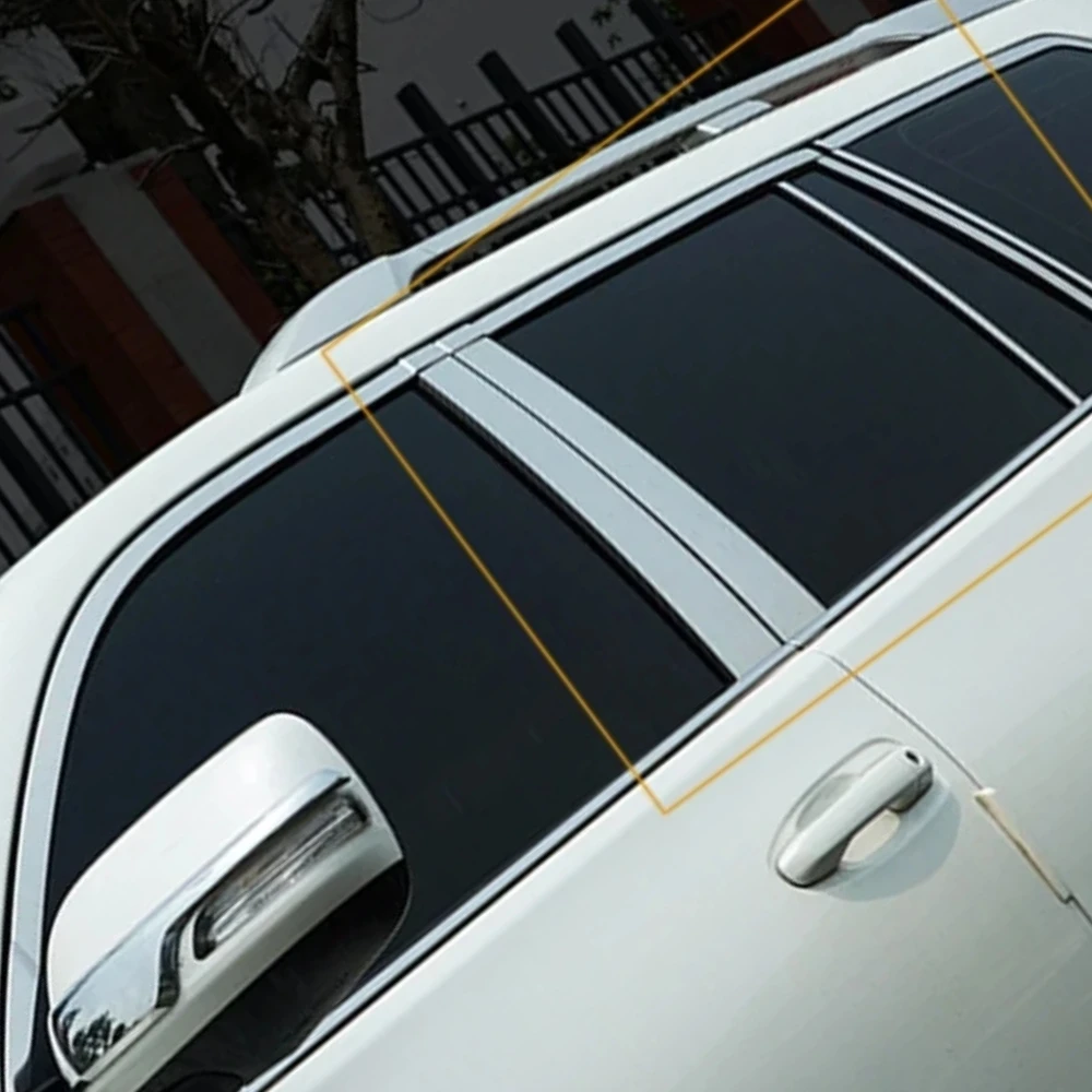Для Toyota Prado J150 2010-2015: Стальная накладка на центральную стойку окна, декоративная полоса, аксессуары для автомобиля
Для Toyota Prado J150 2010-2015: Стальная накладка на центральную стойку окна, декоративная полоса, аксессуары для автомобиля