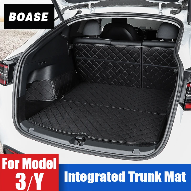 Full Coverage Integrated Dog Pet Car Trunk Mats for Tesla Model 3 Model Y 2021-2022 waterproof Car Accessories Auto Mat Non-Slip
Full Coverage Integrated Dog Pet Car Trunk Mats for Tesla Model 3 Model Y 2021-2022 waterproof Car Accessories Auto Mat Non-Slip