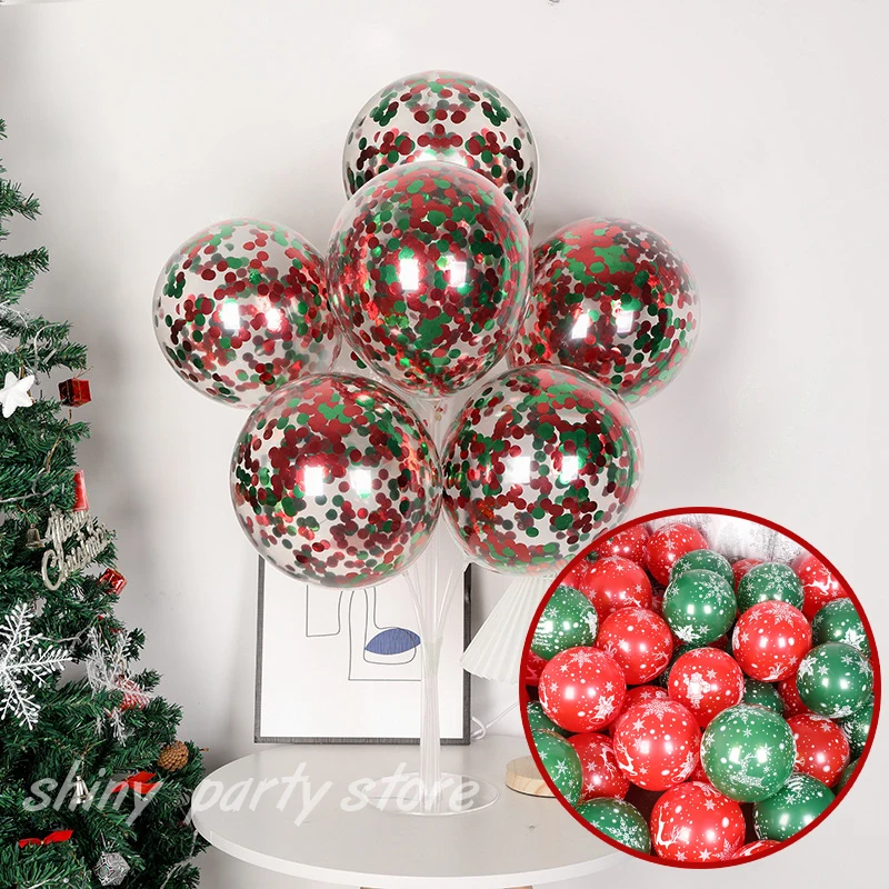 20/50pcs Christmas Decoration Balloons Red Green Confetti Balloon Birthday Wedding New Year Baby Shower Helium Balloon Decor
20/50pcs Christmas Decoration Balloons Red Green Confetti Balloon Birthday Wedding New Year Baby Shower Helium Balloon Decor