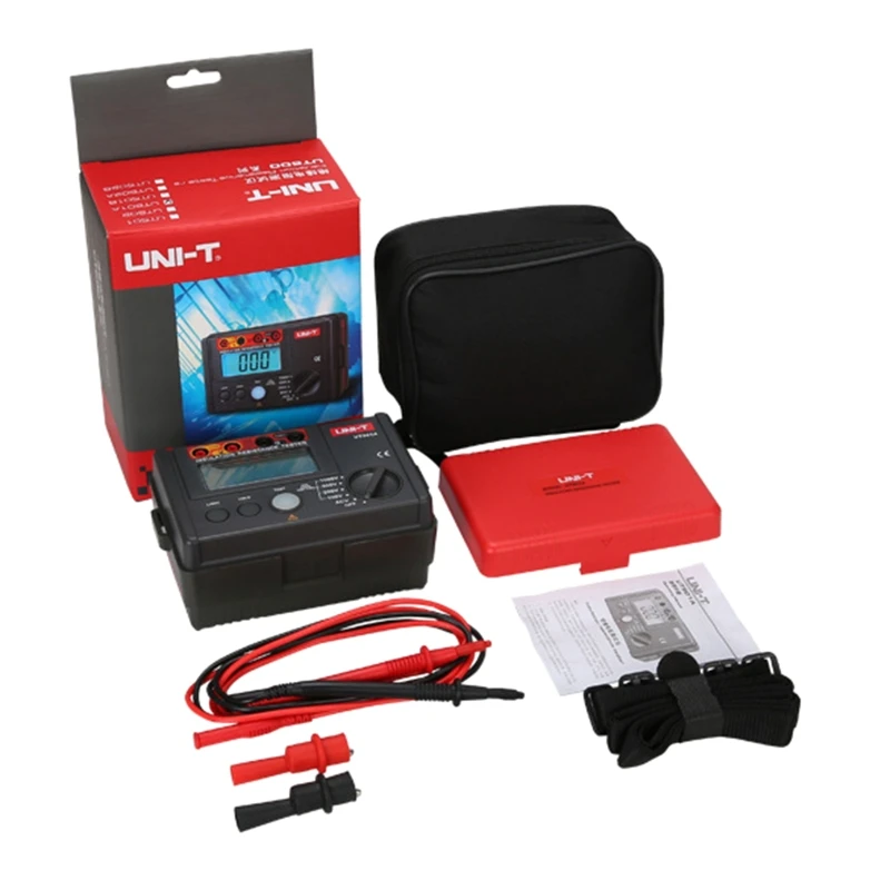 Digital Resistance Ground Earth Tester 1000V Insulation Resistance Tester Earth Ground Resistance Earth Ground Meter
Digital Resistance Ground Earth Tester 1000V Insulation Resistance Tester Earth Ground Resistance Earth Ground Meter