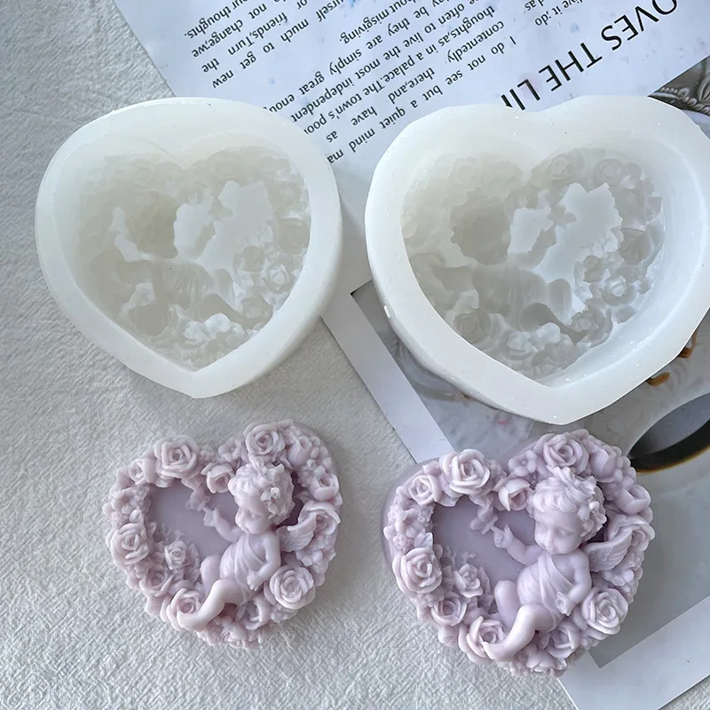 Silicone Mold Rose Angel Hand Soap Mold Slicone Cake Mold DIY Flower Rose Love Heart Angel Baby Fondant
Silicone Mold Rose Angel Hand Soap Mold Slicone Cake Mold DIY Flower Rose Love Heart Angel Baby Fondant