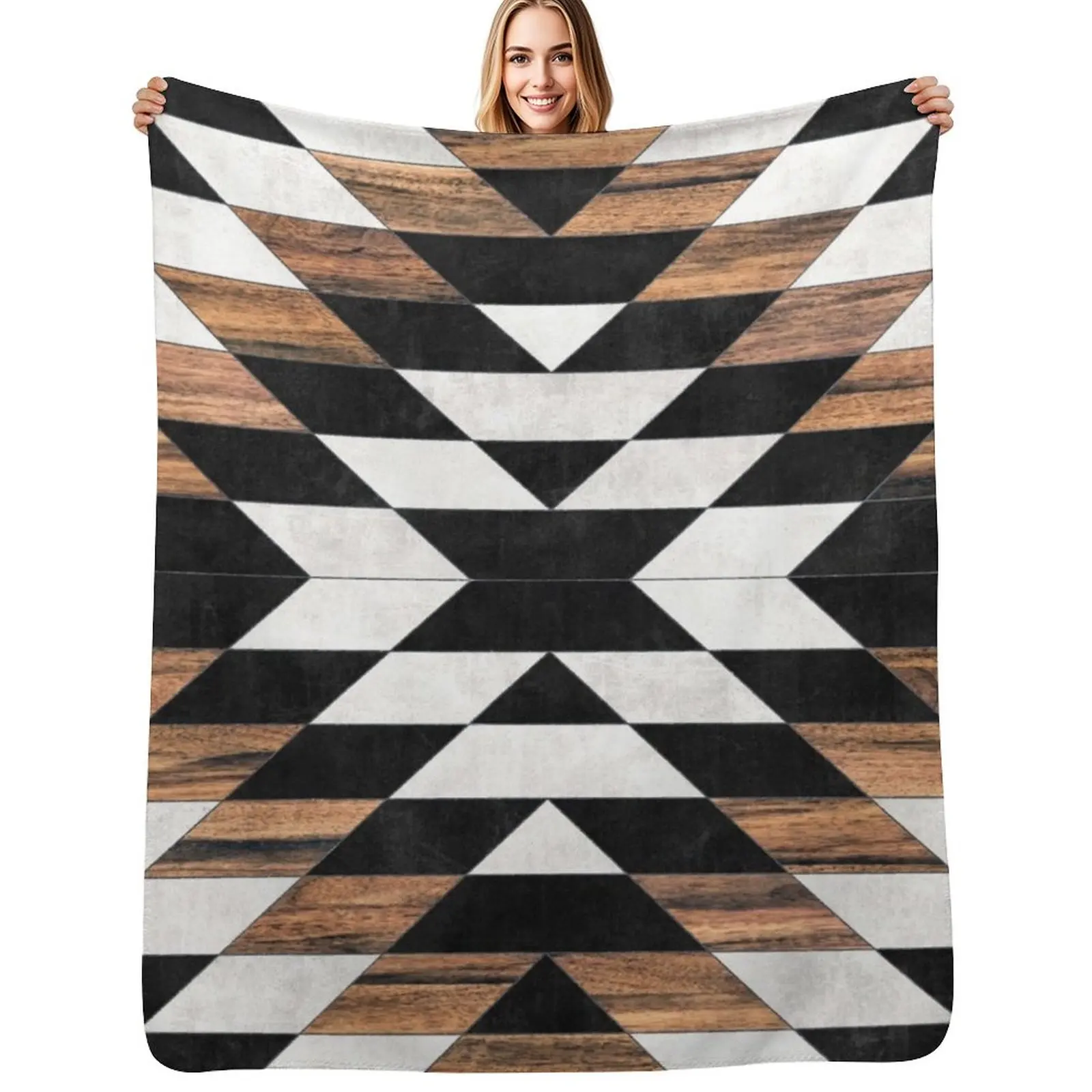 Urban Tribal Pattern No.13 - Aztec - Concrete and Wood Throw Blanket Soft Home Decor Blanket for Couch Bedroom
Urban Tribal Pattern No.13 - Aztec - Concrete and Wood Throw Blanket Soft Home Decor Blanket for Couch Bedroom