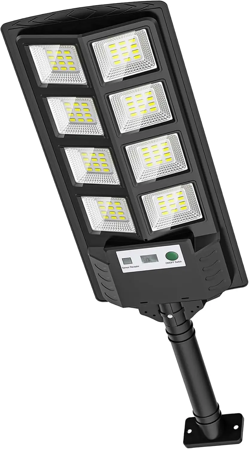 Solar Lights Outdoor Waterproof 6500K 12000LM LED Street Lights with Motion Sensor & Remote Control for Yard, Parking Lot (1 Pac
Solar Lights Outdoor Waterproof 6500K 12000LM LED Street Lights with Motion Sensor & Remote Control for Yard, Parking Lot (1 Pac