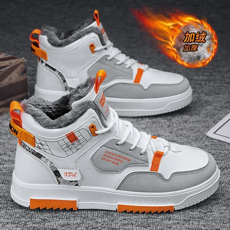 2025 Winter Mens Sneakers Fashion High Top Casual Shoe Plush Warm Snow Boots for Men Non Slip Platform Cotton Shoes Botas Hombre
2025 Winter Mens Sneakers Fashion High Top Casual Shoe Plush Warm Snow Boots for Men Non Slip Platform Cotton Shoes Botas Hombre